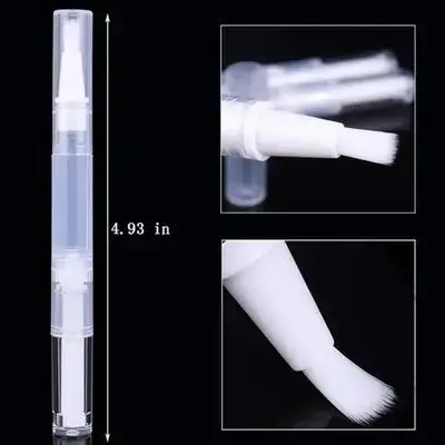 5ml Empty Clear Twist Pen with Brush Tip