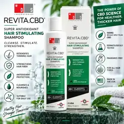 DS Laboratories Revita.CBD Super Antioxidant Hair Stimulating Shampoo — 150 mg Broad-Spectrum CBD, 22+ Key Ingredients, 205 ml.