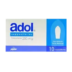 Adol 250mg 10 suppositories