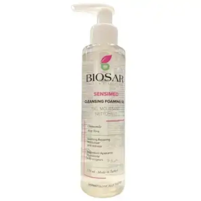 biosar - sensimed cleansing foaming gel 150ml