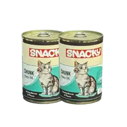 Snacky - Chunk Cat Food - Liver 2x400g