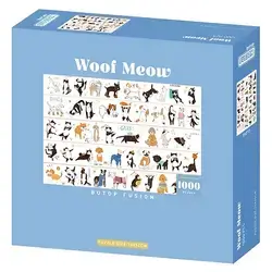 Botop Puzzle 1000 pcs Woof Meow