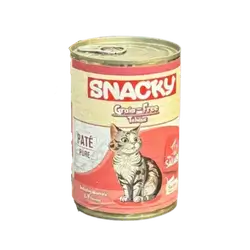 Snacky - Sterilized - Grain-Free - Pâté Pure Salmon 400g
