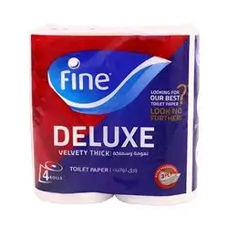 Fine Toilet Deluxe 3-ply 1 x 4 Rolls