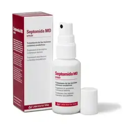 Septomida MD Spray is a powerful anti-exudative, astringent and antiseptic adjuvant for the treatment of exudative skin lesions