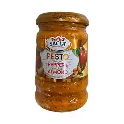 Sacla Roast Pepper Pesto Sauce 190g