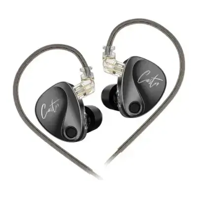 KZ Castor Bass Dynamic In-Ear Headphone 3.5mm AUX Black