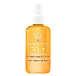Capital Soleil SPF50+ Solar Protective Water Tan Illuminating Beta Carotene 200ml _ VICHY