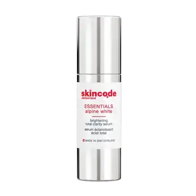 ESSENTIALS Alpine White Brightening Total Clarity Serum with CM-Glucan 30ml _ skincode