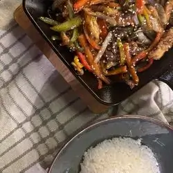 Chicken And Beef Sizzling