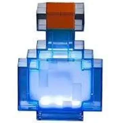Minecraft Potion Bottle Color-Changing LED Desk Lamp | 7 Inch Night Light