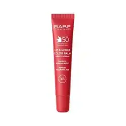 BABE LIP & BALM COLOR BALM RED SPF50 20 ML