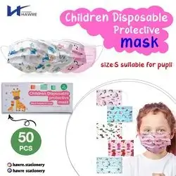 Children disposable protective mask