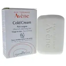 صابون كريم بارد افين فائق الثراء - 100 غم//Avene Cold Cream Ultra Rich Cleansing Bar (For Dry & Very Dry Sensitive Skin) 100g