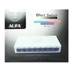AUFA S108 8-port Ethernet switch designed for fast network expansion.
