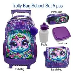 Trolley Bag School Set 5pcs
