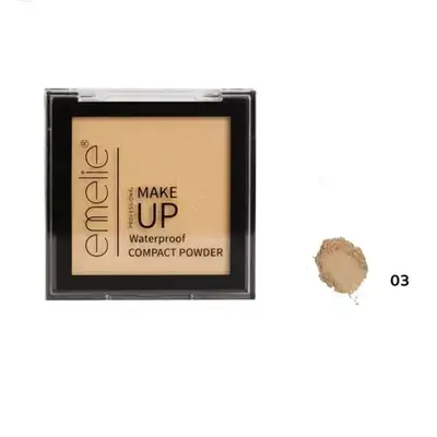 Emelie Makeup Waterproof Compact Powder