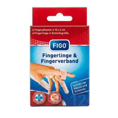 Fingerlinge & Fingerverband 6+6 Pcs _ FIGO