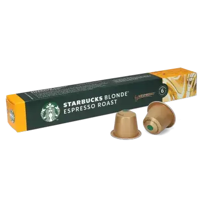 Starbucks® by Nespresso Blonde Roast Capsules – Intensity 6 – 10 Capsules