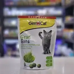 Gim Cat Grass Bits Tabs Anti HairBall ( Mega Pack ) 425g