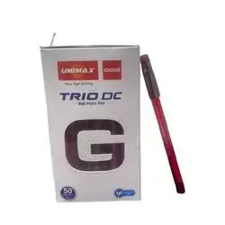 One Packet Of Pen-Trio DC-Red-50 Pcs