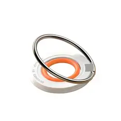 Joyroom JR-ZS383 Magnetic MagSafe-Compatible Ring Holder – White / Orange