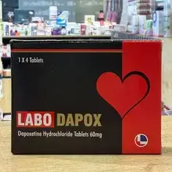 Labo Dapox dapoxetine 60mg 4 Tablet