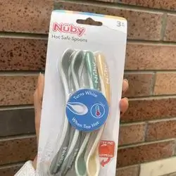 Nuby hot safe spoons 3m+