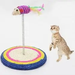 Spring Mouse Cat Scratcher Toy