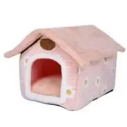 Foldable Pink Pet House