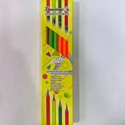 pencil flamingo -2407-12HB-12PCS