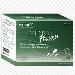 MENVIT POWER BOOST MALE PERFORMANCE , ENHANCES SPERMATOGENESIS RASPBERRY FLAVOUR 30 SACHET