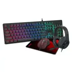 Redragon S107P-BA 4-in-1 Gaming Combo – Black