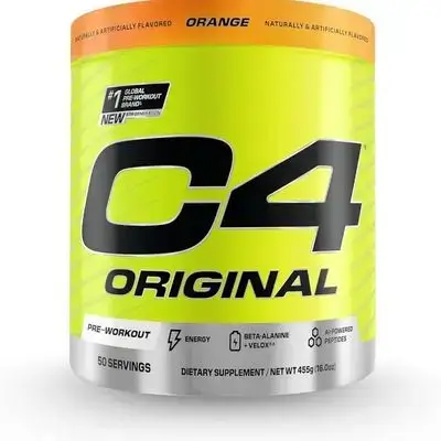 C4 Original Pre-Workout orange flavor-50 servings