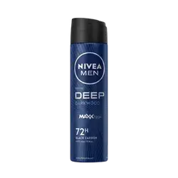 Deep Dark Wood Maxx Teach 72H Black Carbon Spray 150ml _ NIVEA