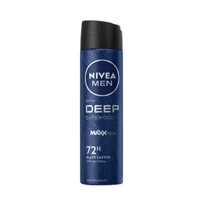 Deep Dark Wood Maxx Teach 72H Black Carbon Spray 150ml _ NIVEA