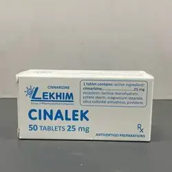 cinalek cinnarizine 25mg 50 tablets