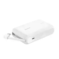 Belkin BoostCharge 10000mAh Power Bank with 20W Charging – White