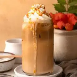 Italian Iced Caramel Latte