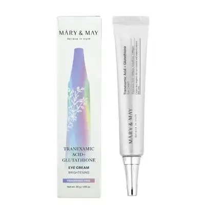 MARY & MAY Tranexamic Acid + Glutathion Eye Cream - 30ml | ماري اند ماي كريم العين بحمض الترانيكساميك + الجلوتاثيون - 30 مل