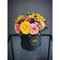 Box Of Yellow And Pink Mix