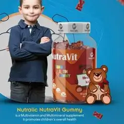 nutravit multivitamin pectin gummies children 3 years & older 60 gummies
