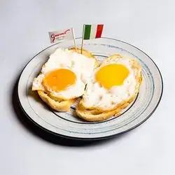2 Fried Eggs On Toast