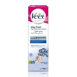 Veet Silky Fresh Hair Removal Cream for Sensitive Skin 100g