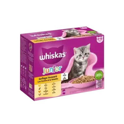 Whiskas – Junior Mix 85g×40Pcs