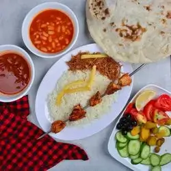 1 Shish Chicken Tikka On Rice