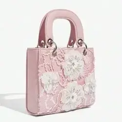 SHEIN Belle Luxury, Glamorous,Elegant, Flower,Women Top Handle Bag, Women Evening Bag.