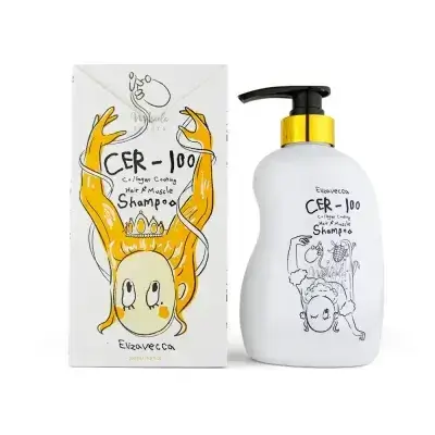 Elizavecca Collagen Shampoo - 500ml | Elizavecca Collagen Coating Hair A+ Muscle Shampoo