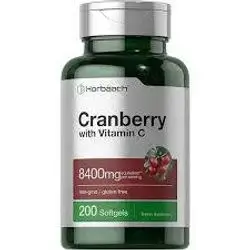 CRANBERRY WITH VITAMIN C 8400MG 200SOFTGELS