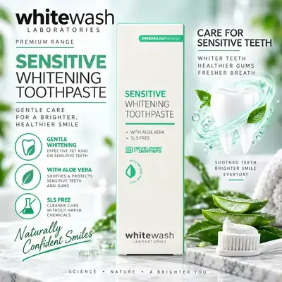 Whitewash Laboratories Sensitive Whitening Toothpaste